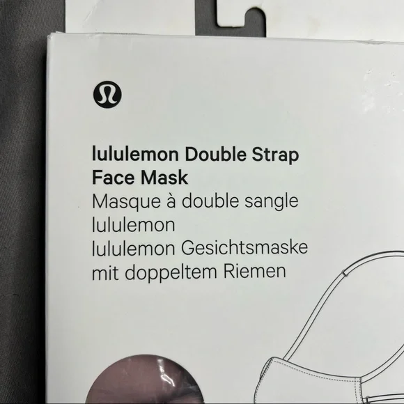 Lululemon Double Strap Face Mask NWT Unopened/Unused *BRAND NEW* (VNTM) - Picture 2 of 9